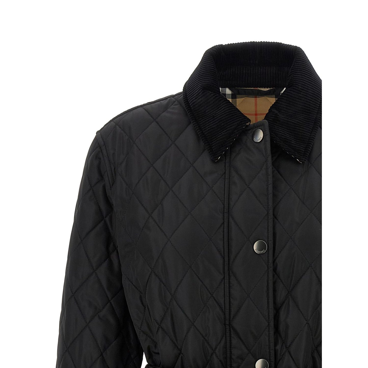 Burberry Black Polyamide Full-Length Jacket