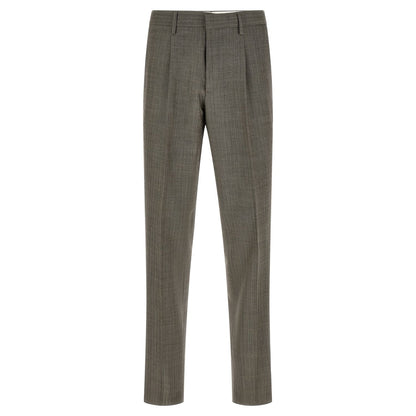 Lardini Gray Virgin Wool Two-Piece Suit