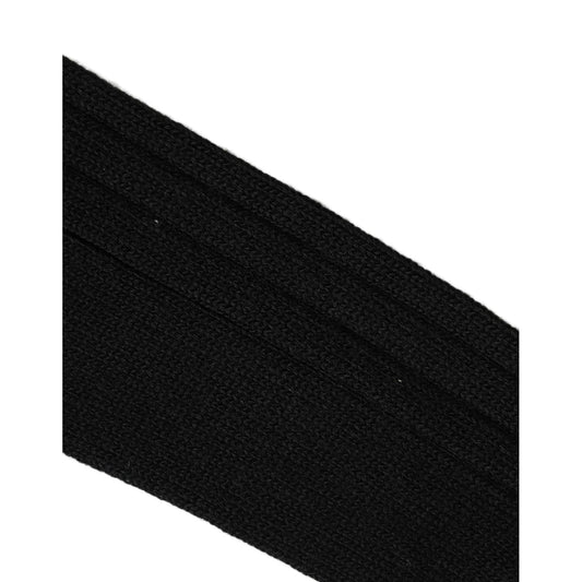 Dolce & Gabbana Black DG Logo Print Over The Calf Accessory Socks