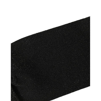 Dolce & Gabbana Men Black Viscose Mid Calf Accessory Socks