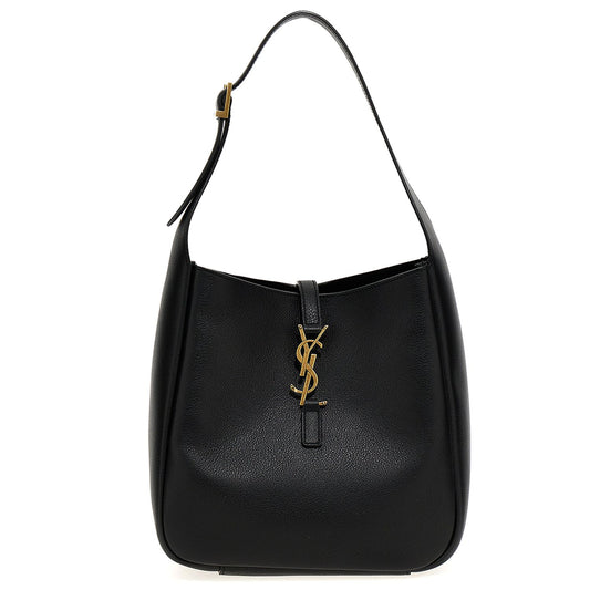 Saint Laurent Black Calfskin Shoulder Bag