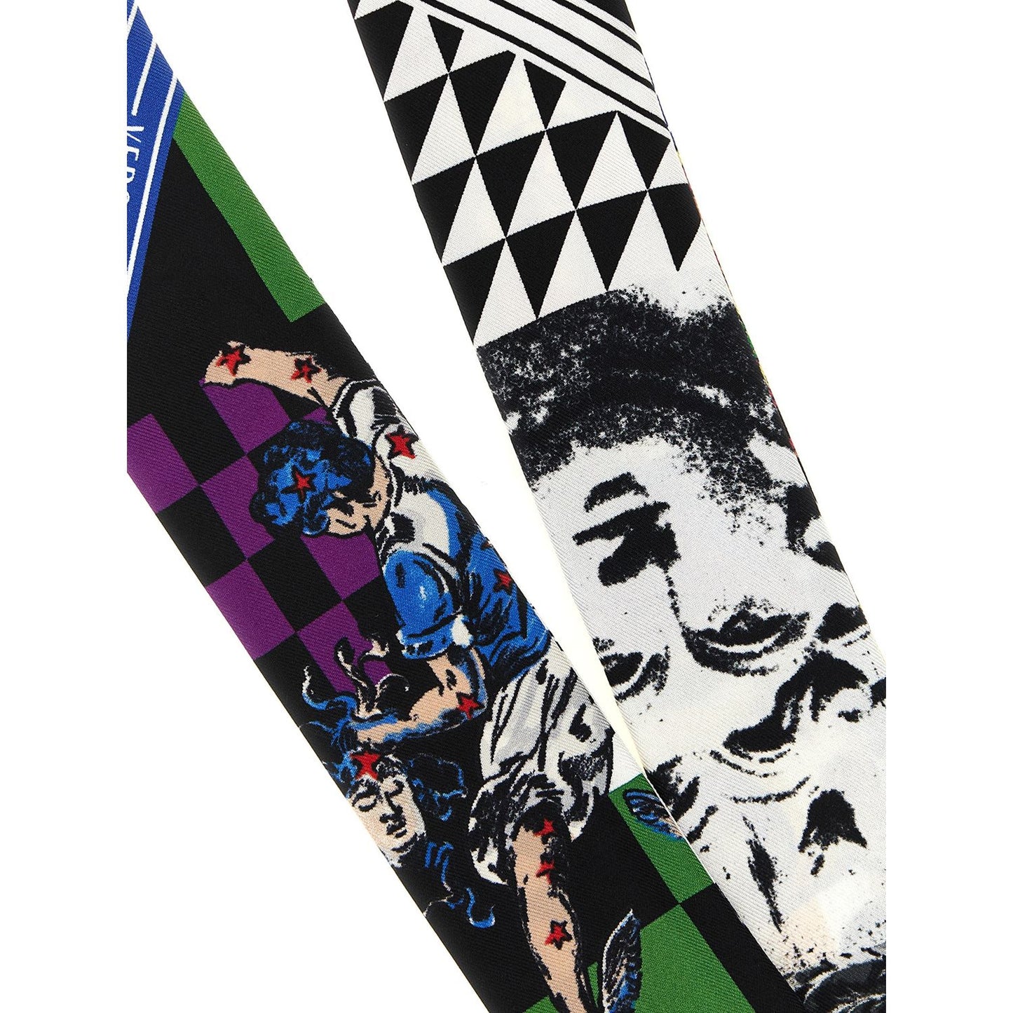 Versace Multicolor Silk Foulard
