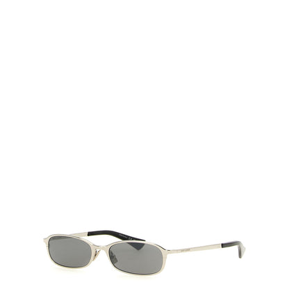 Saint Laurent Gray Acetate Sunglasses
