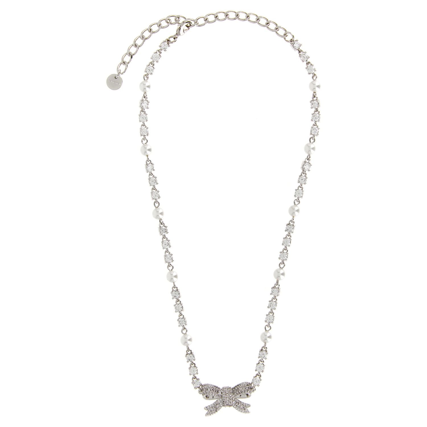 Self-Portrait Silver Brass Necklace