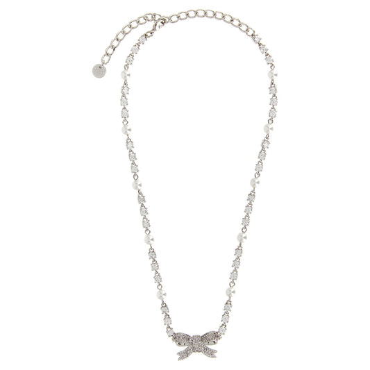 Self-Portrait Silver Brass Necklace