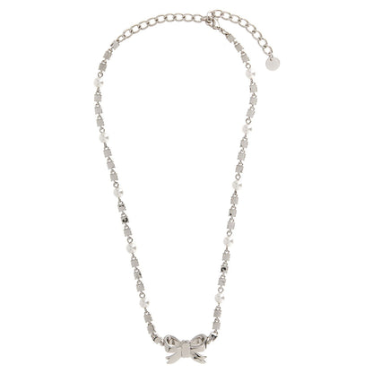 Self-Portrait Silver Brass Necklace