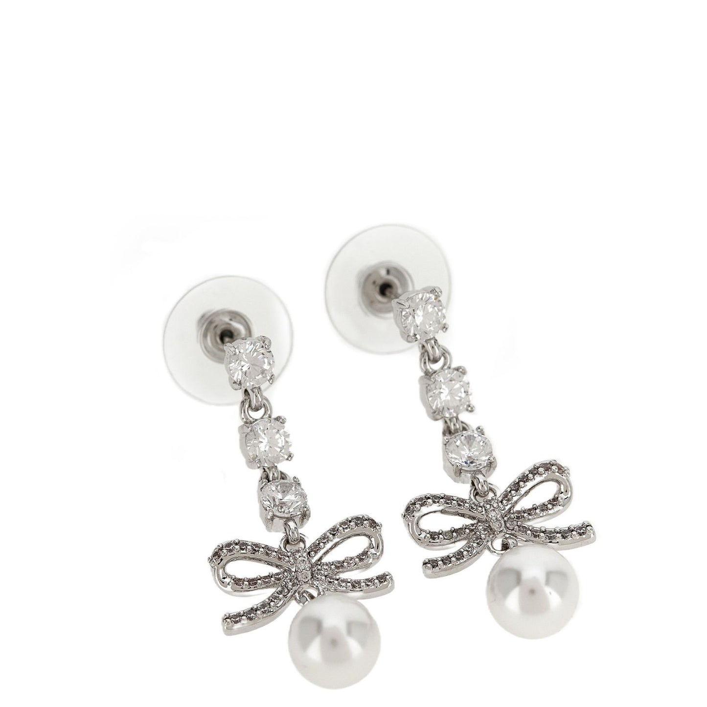 Self-Portrait Silver Brass Earrings