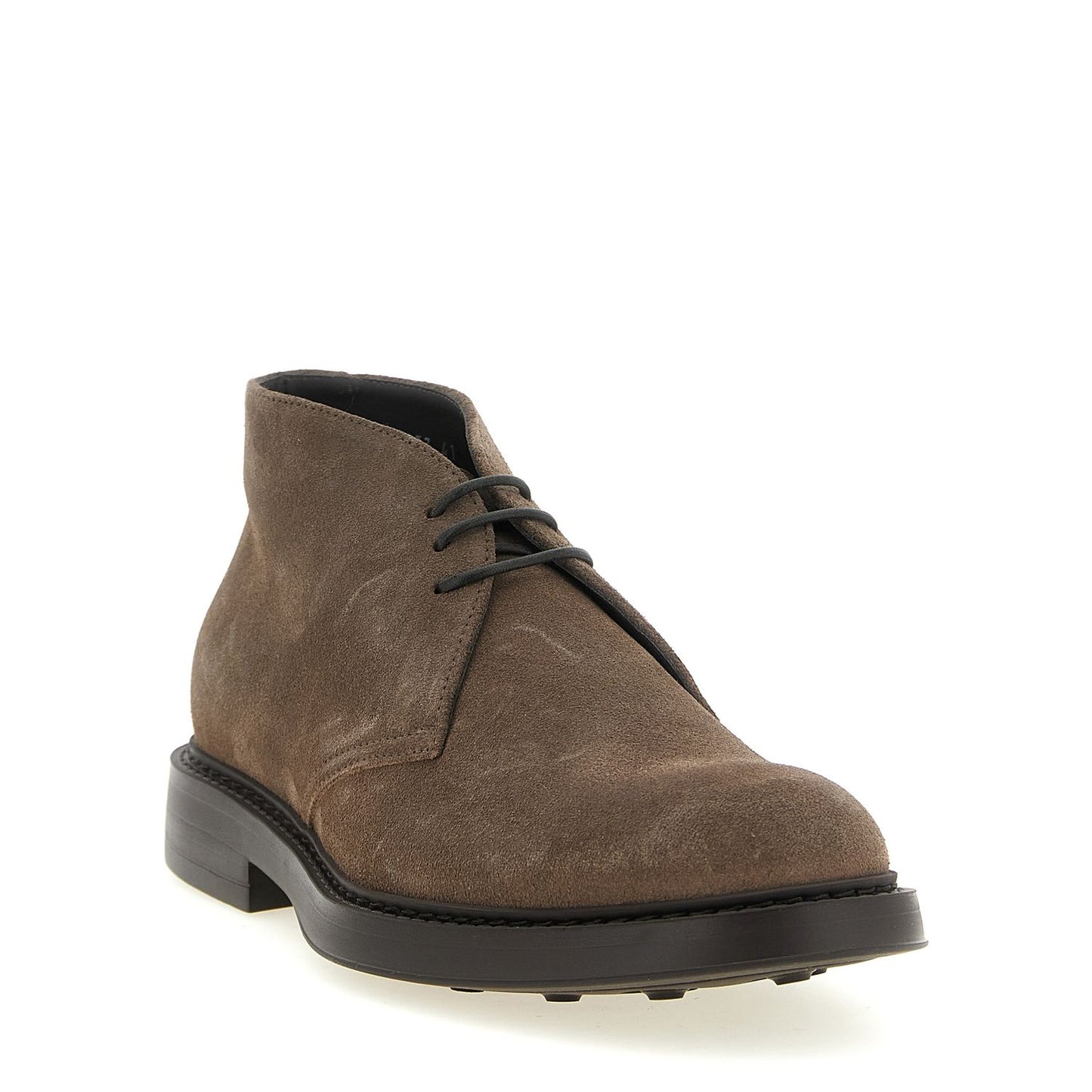 Doucal's Brown Lamb Leather Ankle Boots