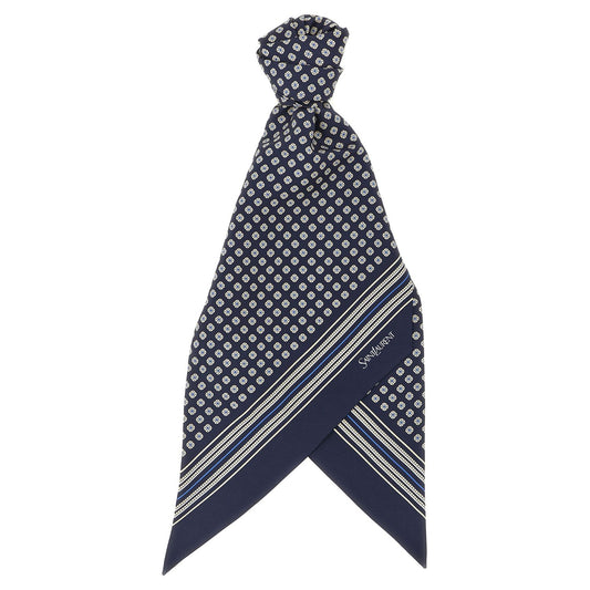 Saint Laurent Blue Silk Foulard