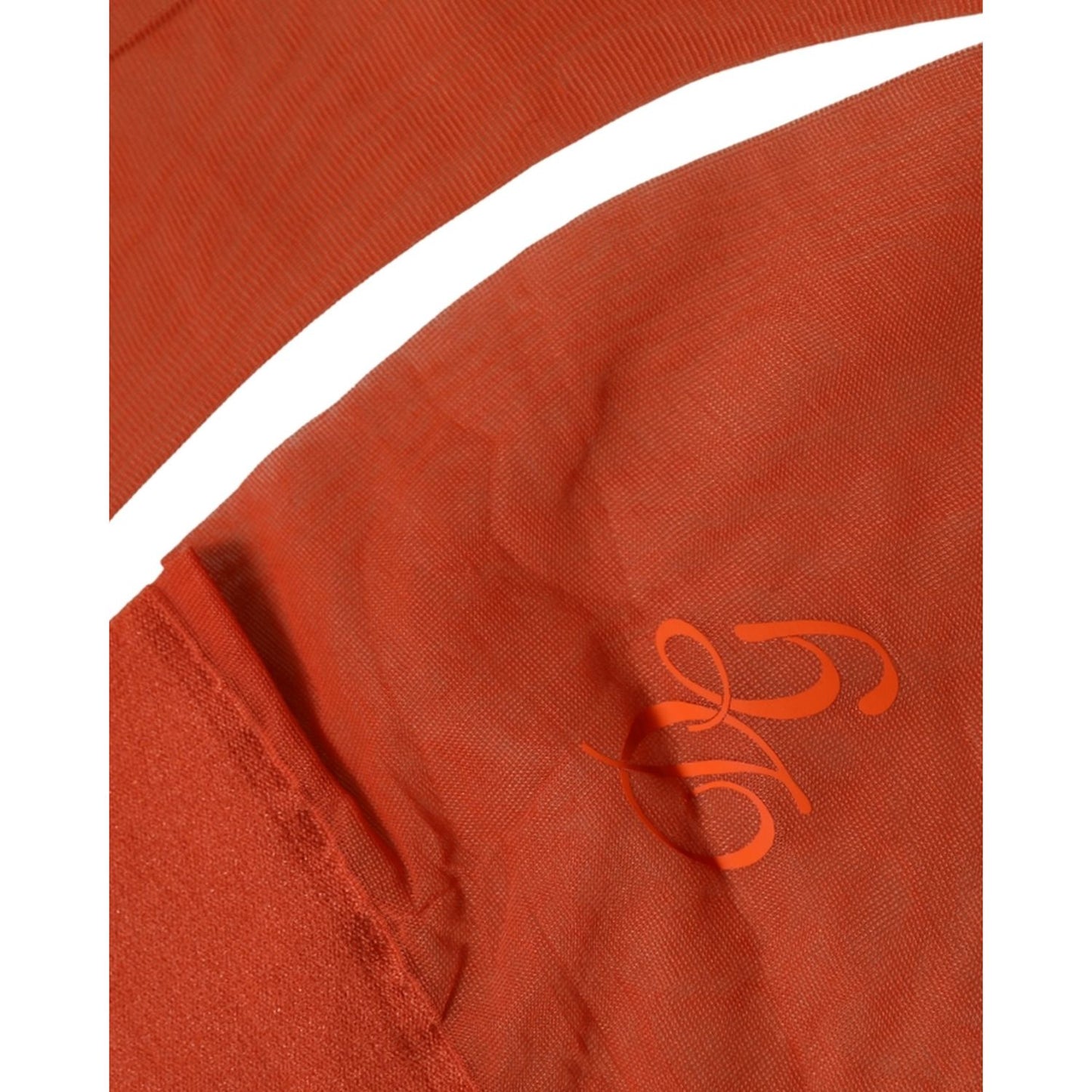 Dolce & Gabbana Orange Knee High Sheer Nylon Accessory Socks