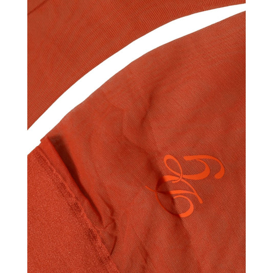 Dolce & Gabbana Orange Knee High Sheer Nylon Accessory Socks