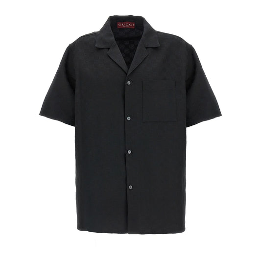Gucci Black Linen Blouse
