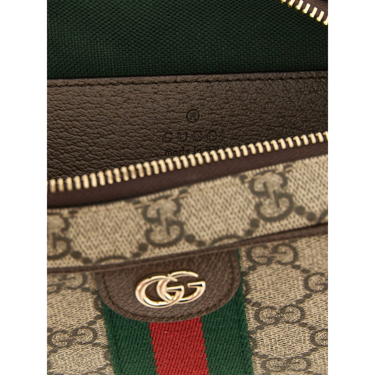 Gucci Brown Polyethylene Crossbody Bag