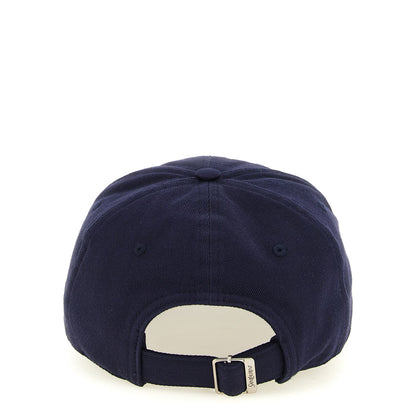 Saint Laurent Blue Cotton Cap (Baseball Hat)