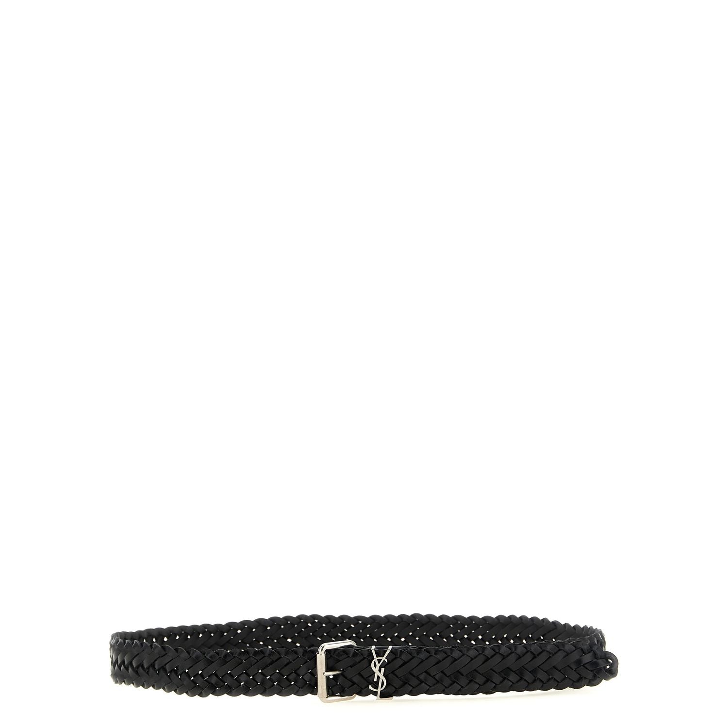 Saint Laurent Black Calfskin Regular Belt