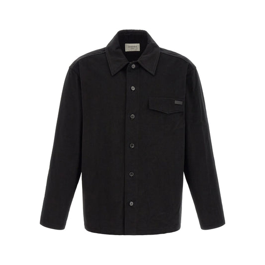 Saint Laurent Black Cotton Blouse