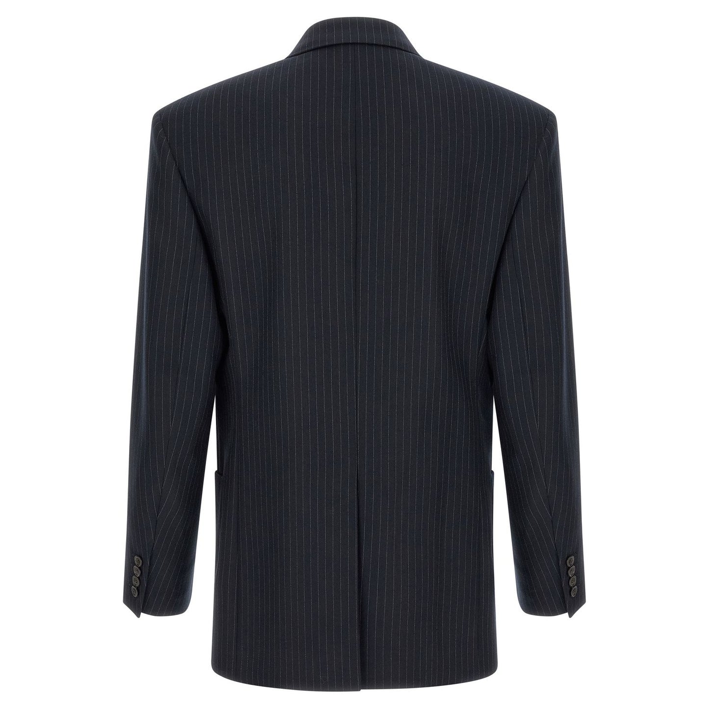 Saint Laurent Blue Wool Blazer