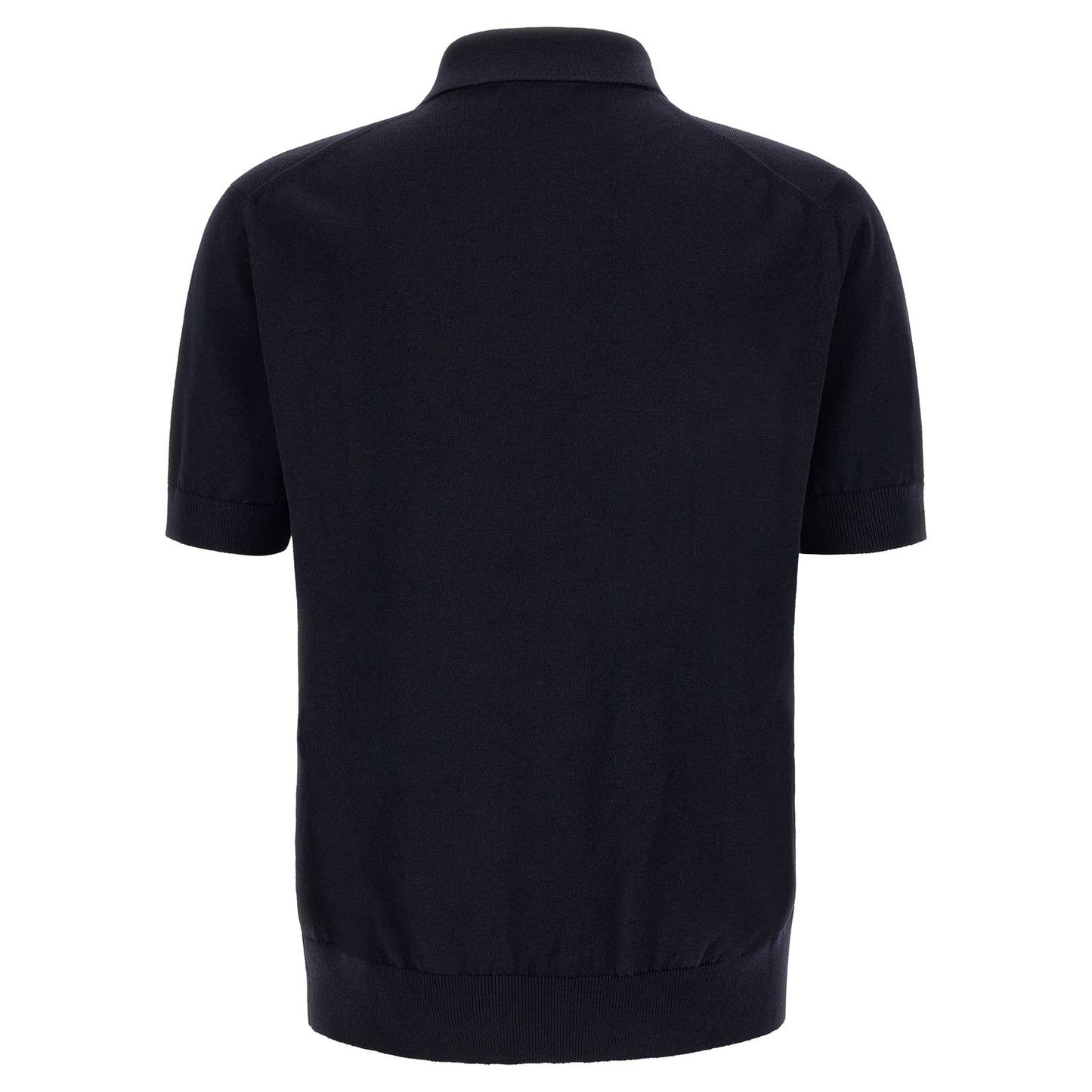 Dolce & Gabbana Blue Virgin Wool Polo Shirt