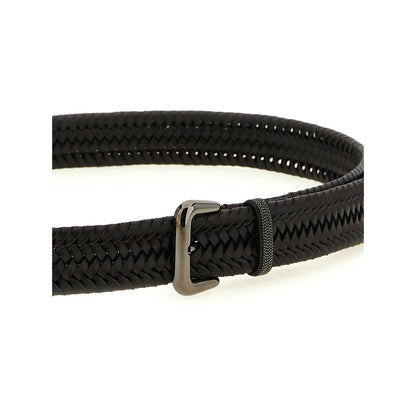 Brunello Cucinelli Brown Leather Regular Belt
