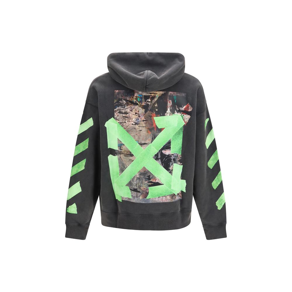 Off-White Gray Cotton Sweatshirt