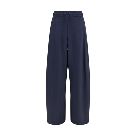 Max Mara Blue Polyamide Casual Pants