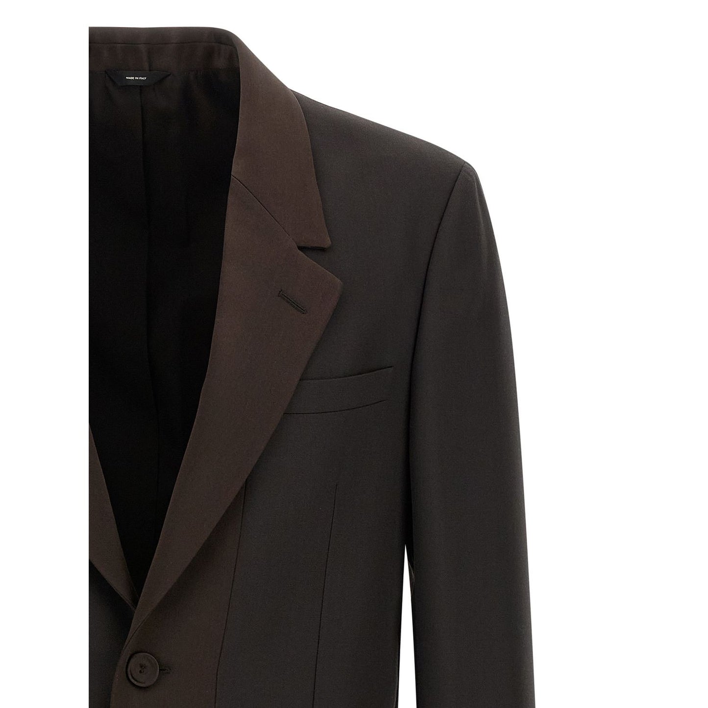 Fendi Brown Polyester Blazer