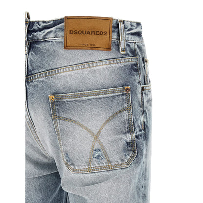 Dsquared² Blue Cotton Jeans Denim
