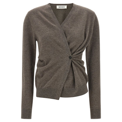 Rohe Brown Wool Cardigan