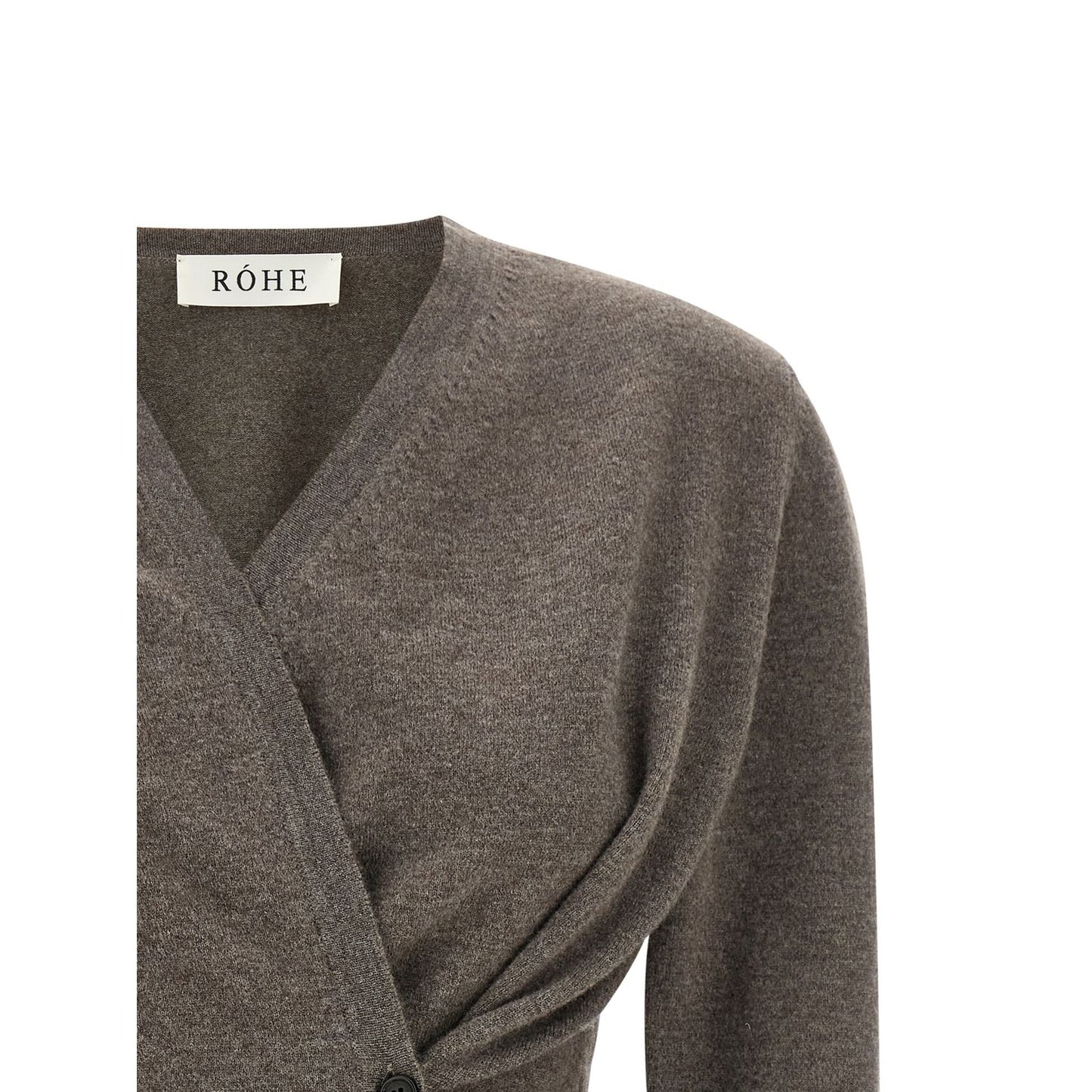 Rohe Brown Wool Cardigan