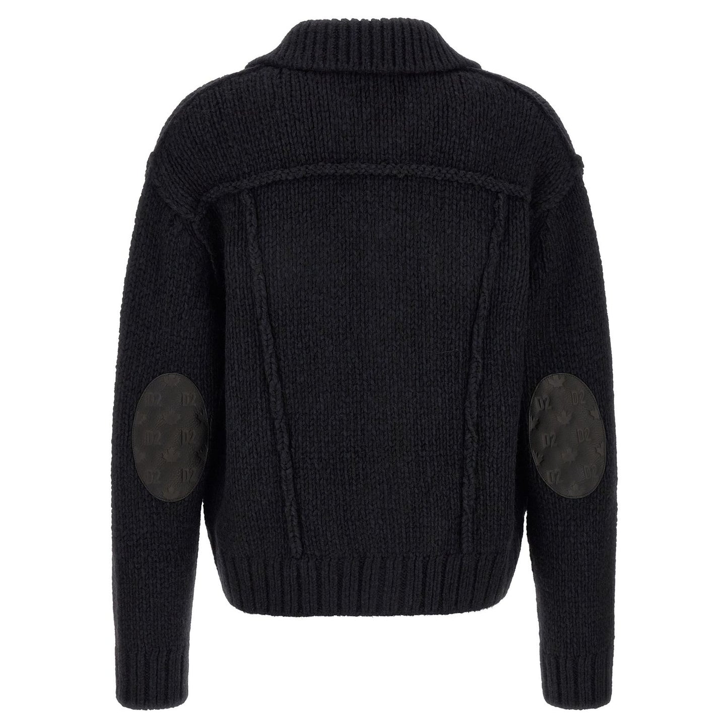 Dsquared² Blue Marabou Cardigan