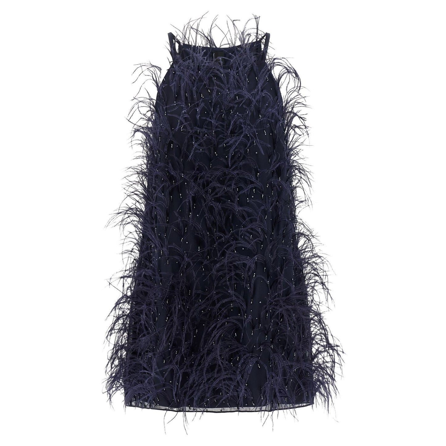 PINKO Blue Polyester Short Dress