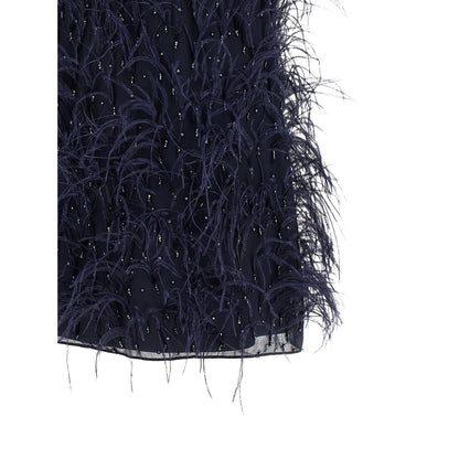 PINKO Blue Polyester Short Dress