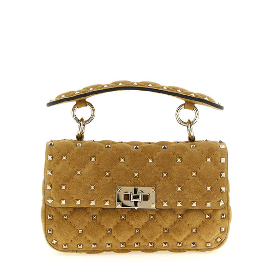 Valentino Garavani Beige Calfskin Shoulder Bag