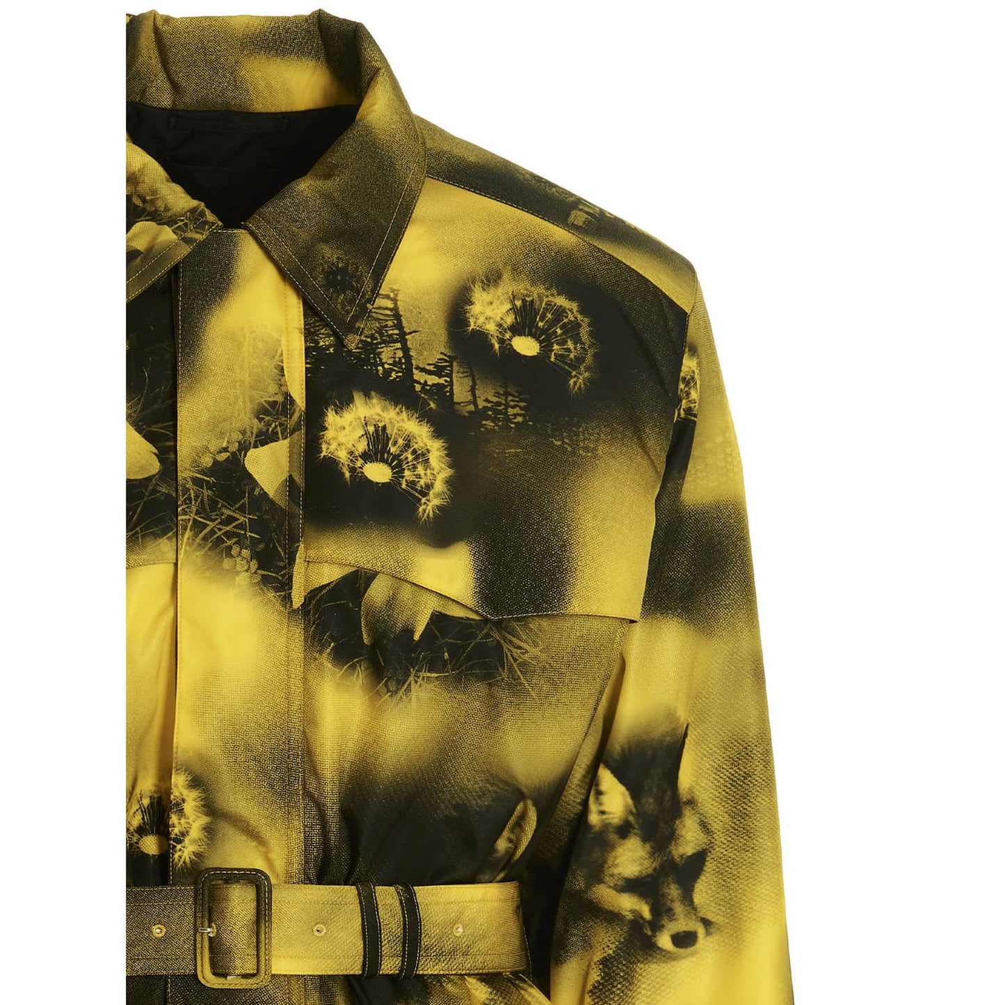 Prada Bicolor Polyamide Parka