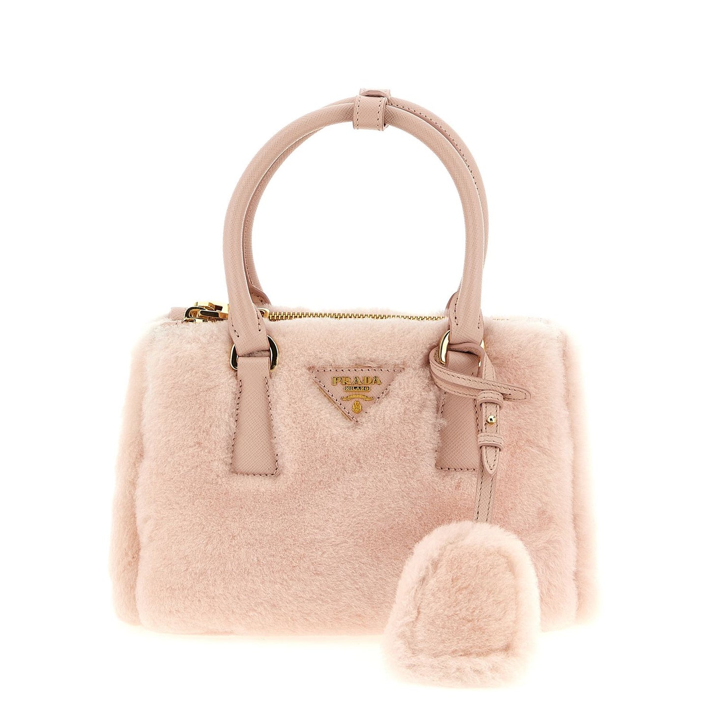 Prada Multicolor Lamb Leather Handbag