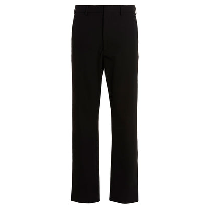 Prada Black Polyester Casual Pants