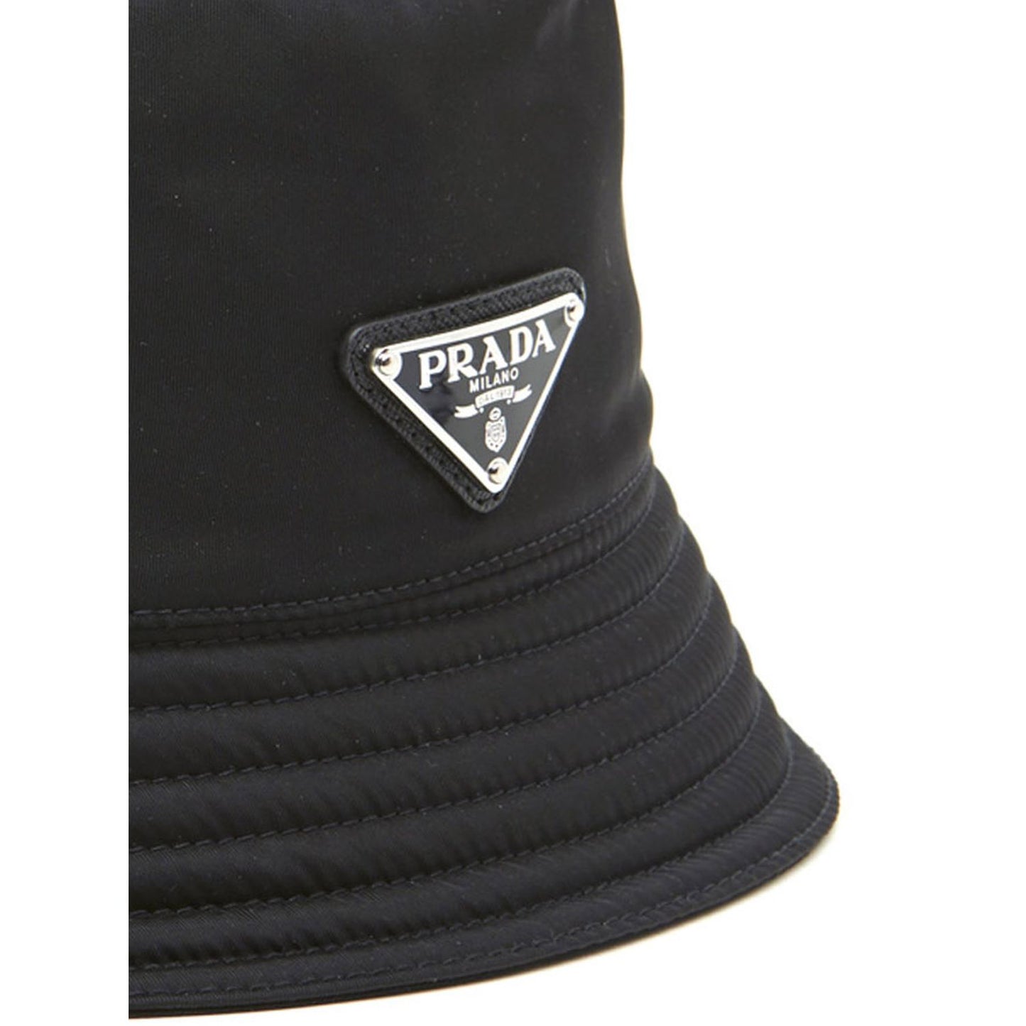 Prada Black Nylon Bucket Hat