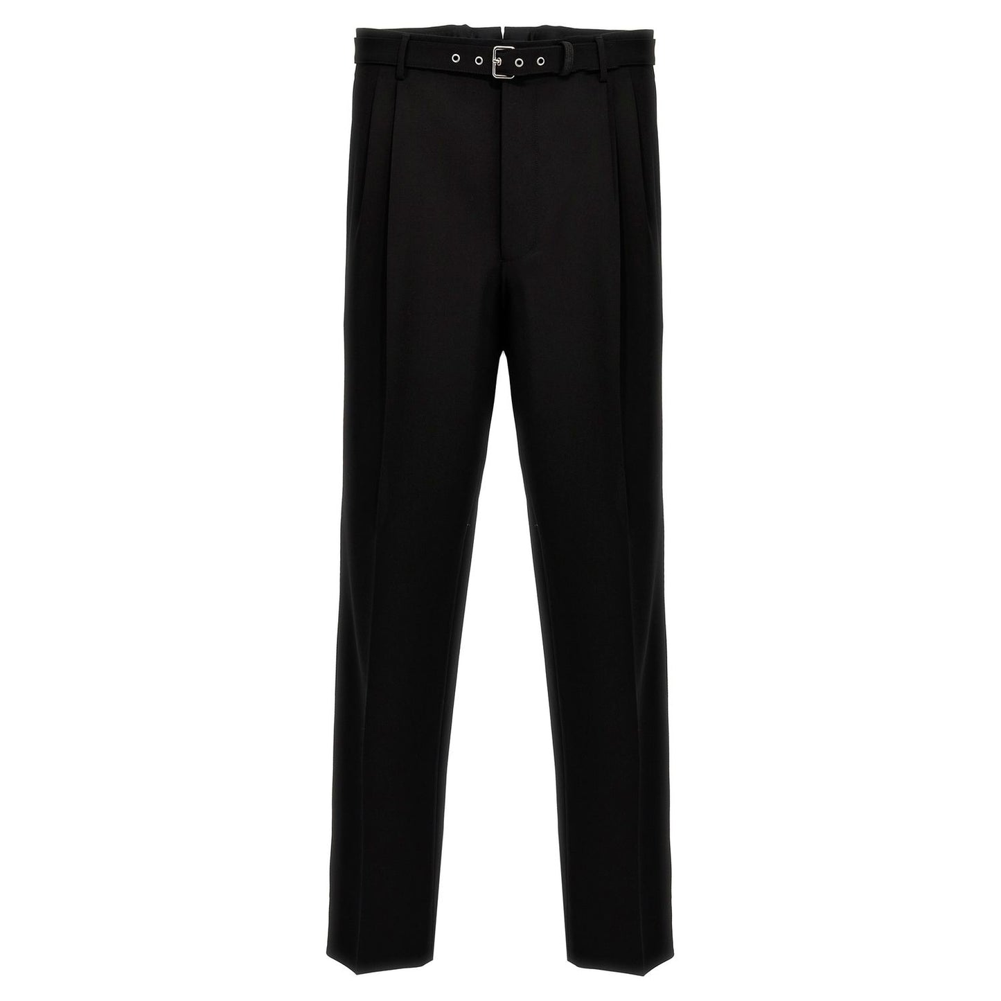 Prada Black Virgin Wool Dress Pants