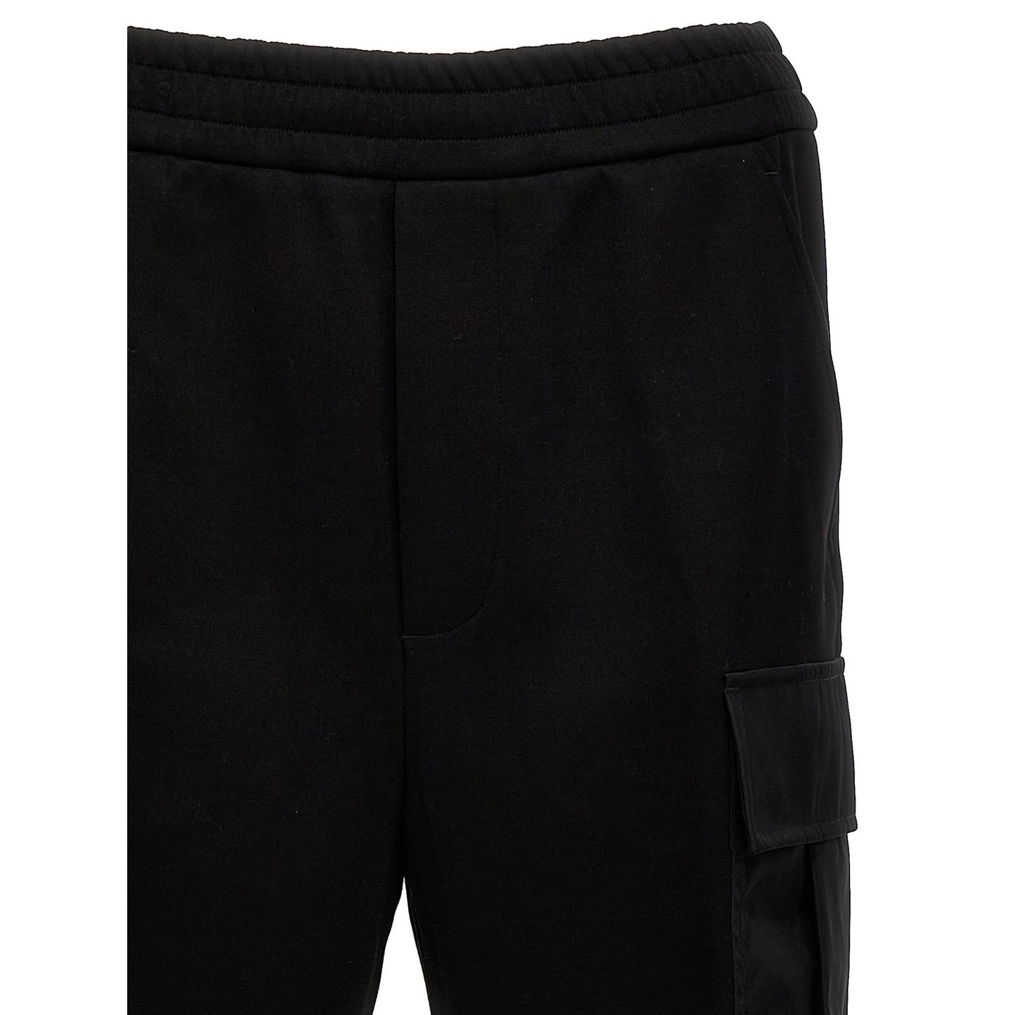 Prada Black Cotton Joggers (Workout Pants)