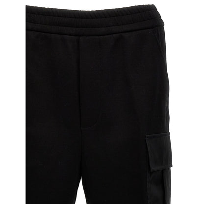 Prada Black Cotton Joggers (Workout Pants)