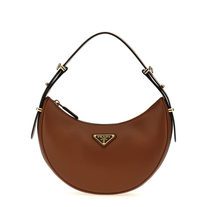 Prada Brown Calfskin Shoulder Bag