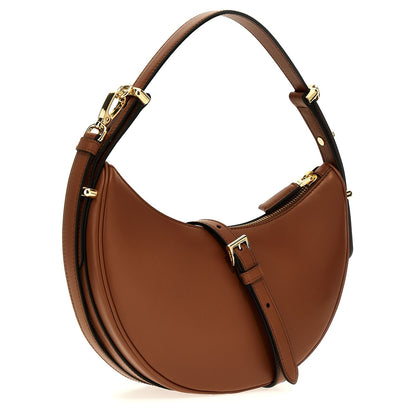 Prada Brown Calfskin Shoulder Bag