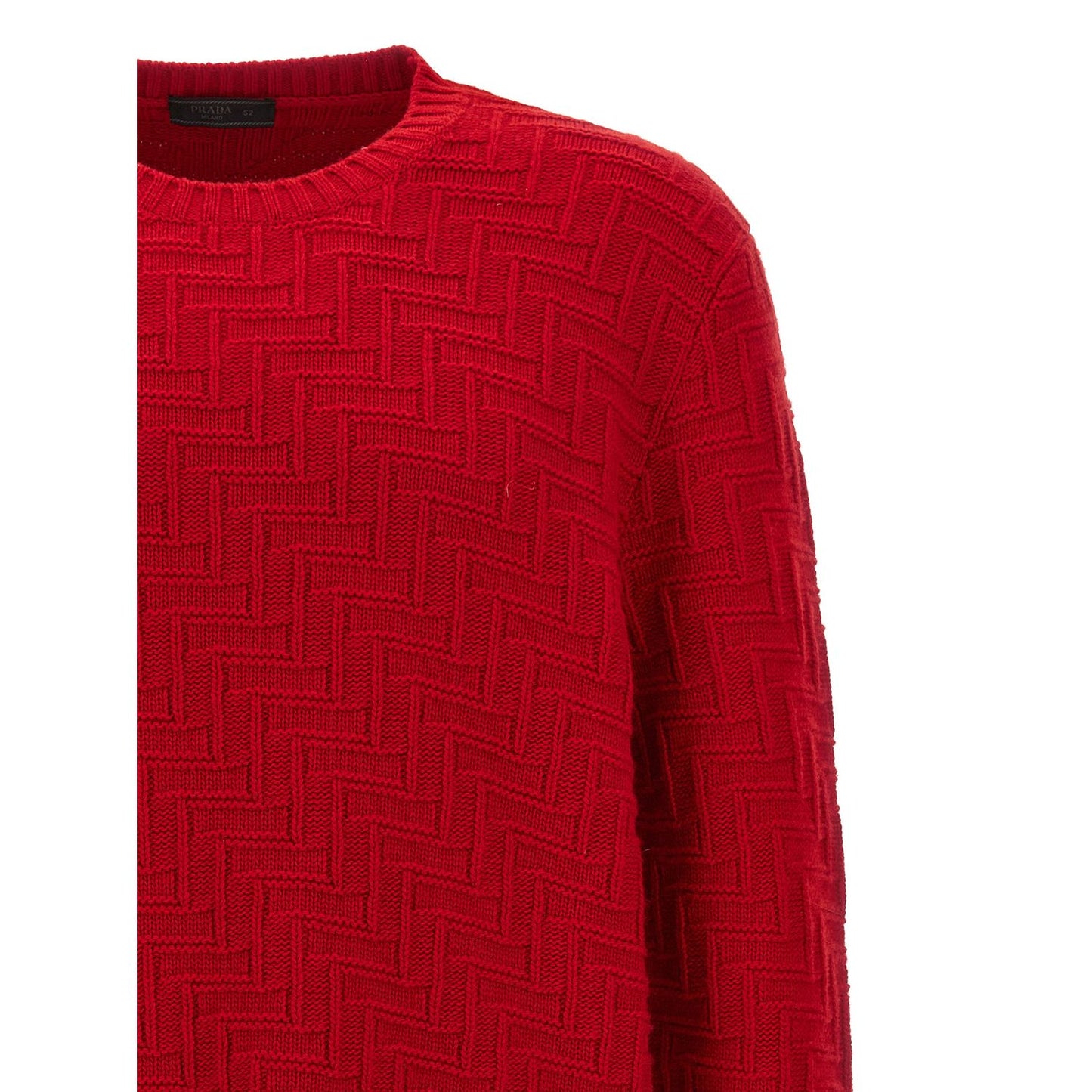 Prada Multicolor Virgin Wool Cardigan