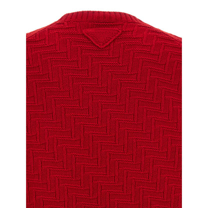 Prada Multicolor Virgin Wool Cardigan