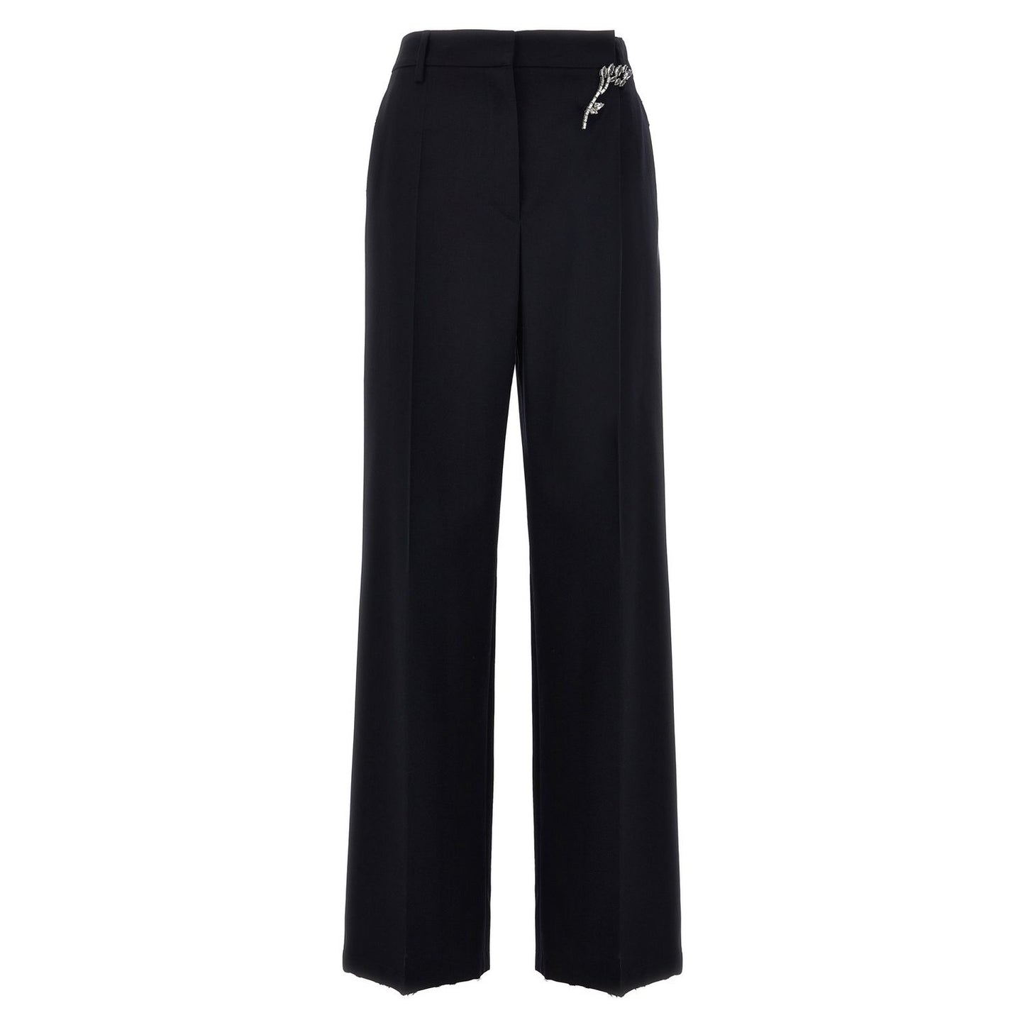 Prada Blue Wool Casual Pants