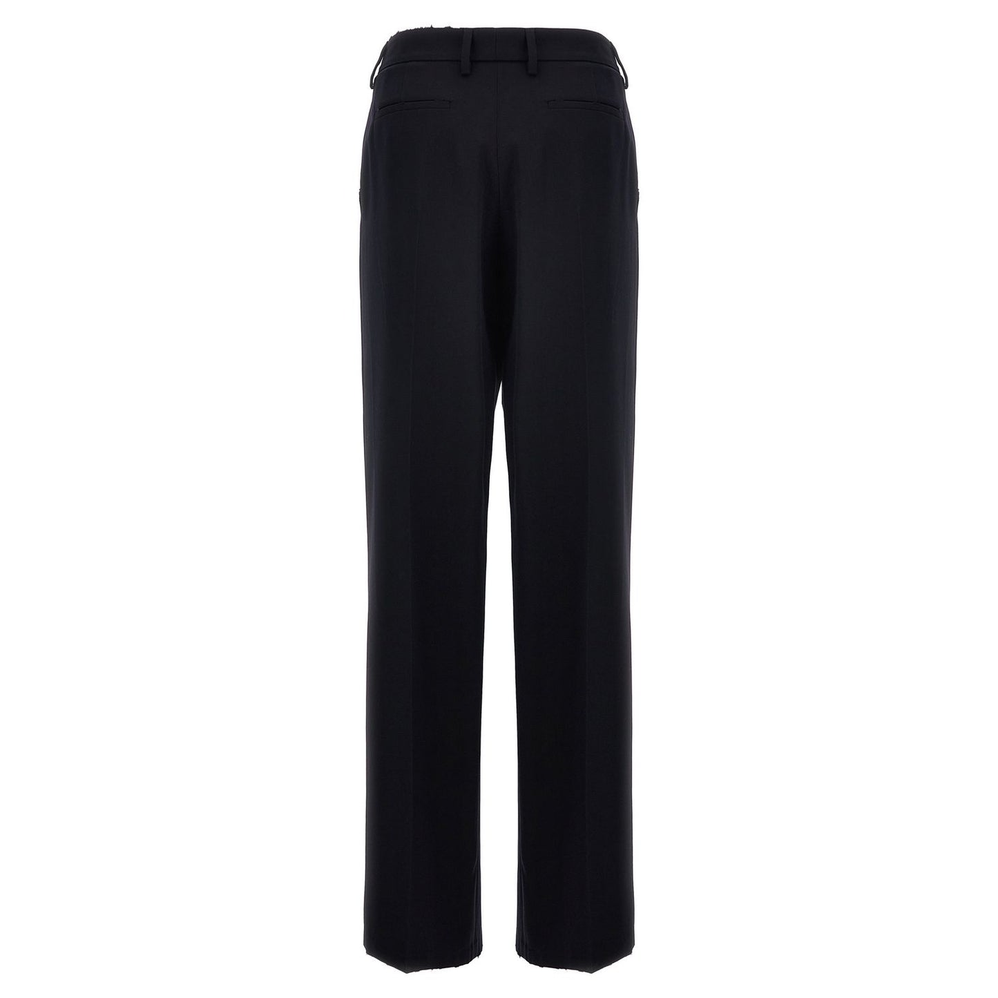 Prada Blue Wool Casual Pants