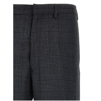 Prada Gray Virgin Wool Dress Pants