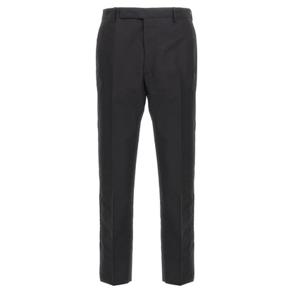 Prada Black Cotton Dress Pants