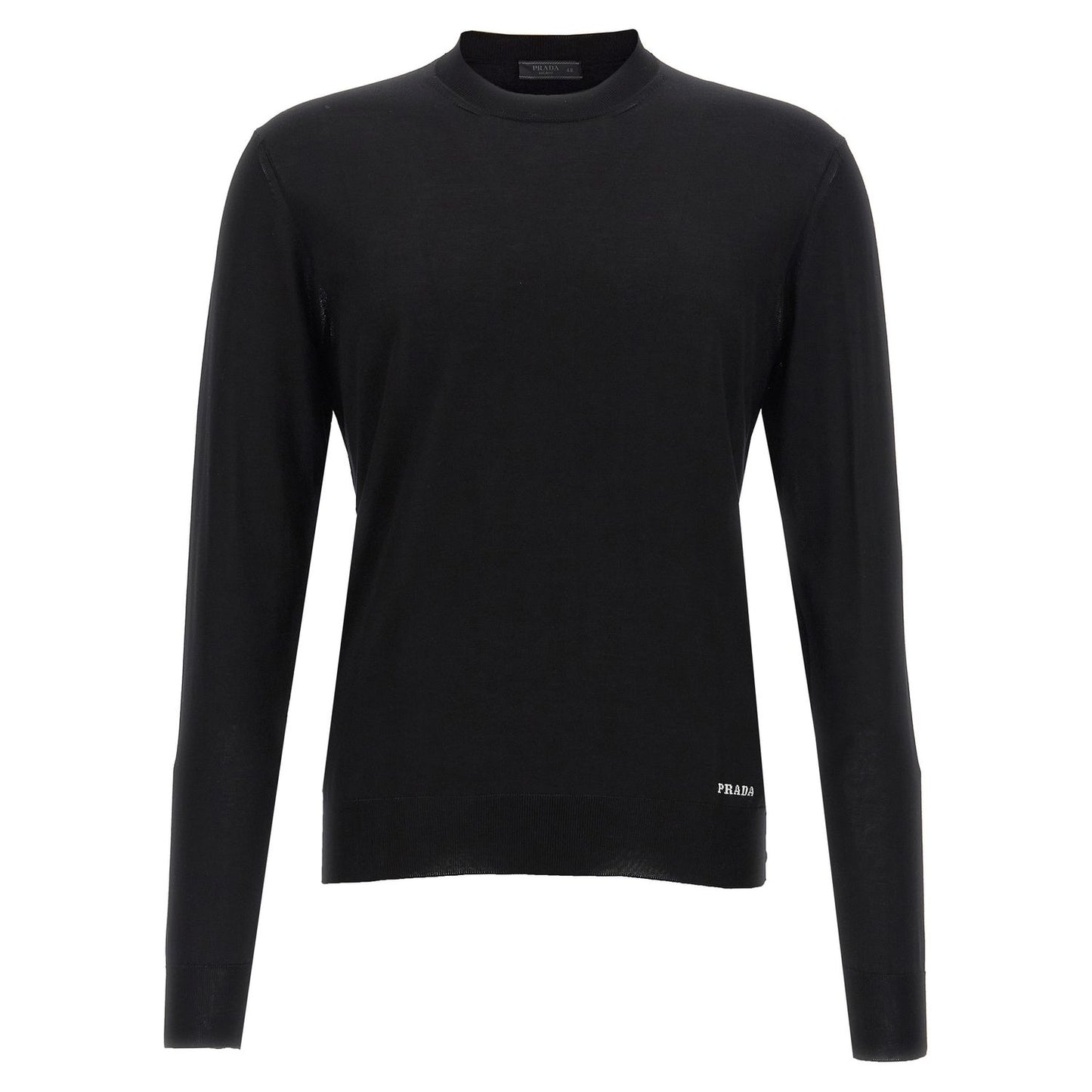 Prada Black Silk Cardigan