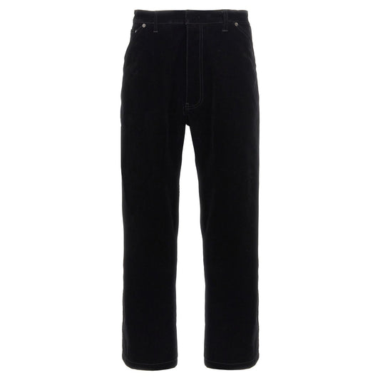 Prada Black Cotton Casual Pants